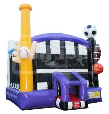 Sports bounce houseJerry's Jump Zone and Allstar Parties Inflatables for rent. Party facility available for rent. Serving north and northeast Texas