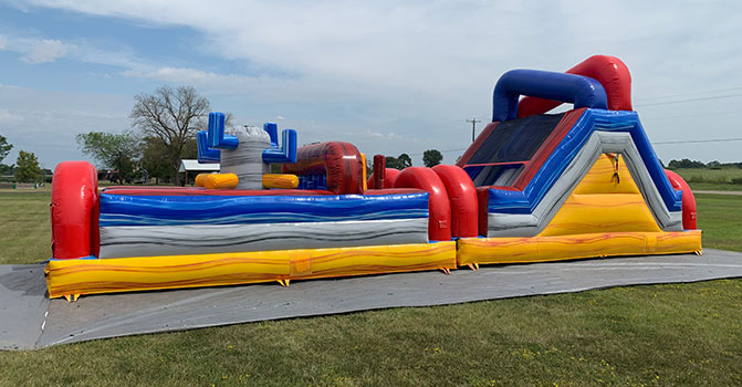 Inflatable obstacle course rentals. Jerry's Jump Zone and Allstar ...